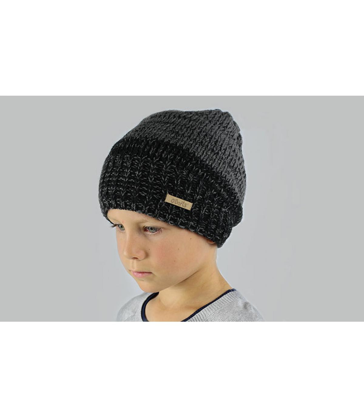 Nero ragazzo Beanie oversize Brighton beanie boys black